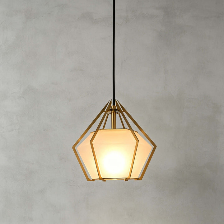Prismora Pendant Light - Geometric Glass Kitchen Island Light | Vinlighting