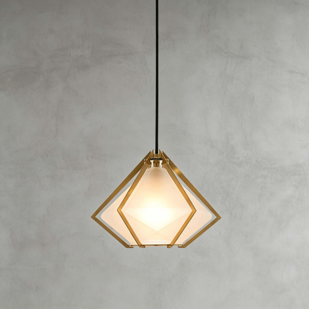 Prismora Pendant Light - Geometric Glass Kitchen Island Light | Vinlighting