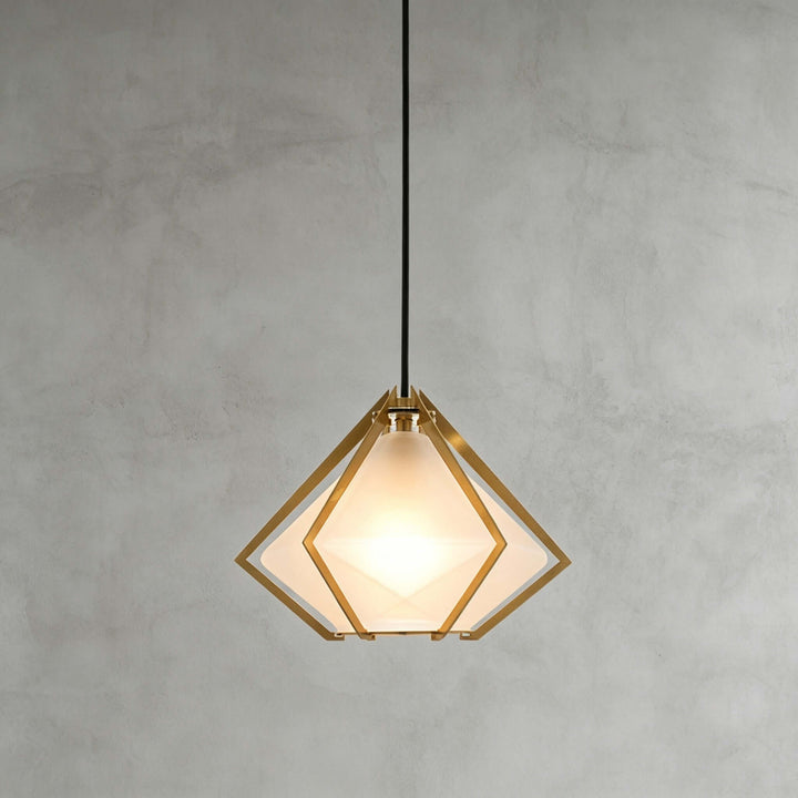 Prismora Pendant Light - Geometric Glass Kitchen Island Light | Vinlighting