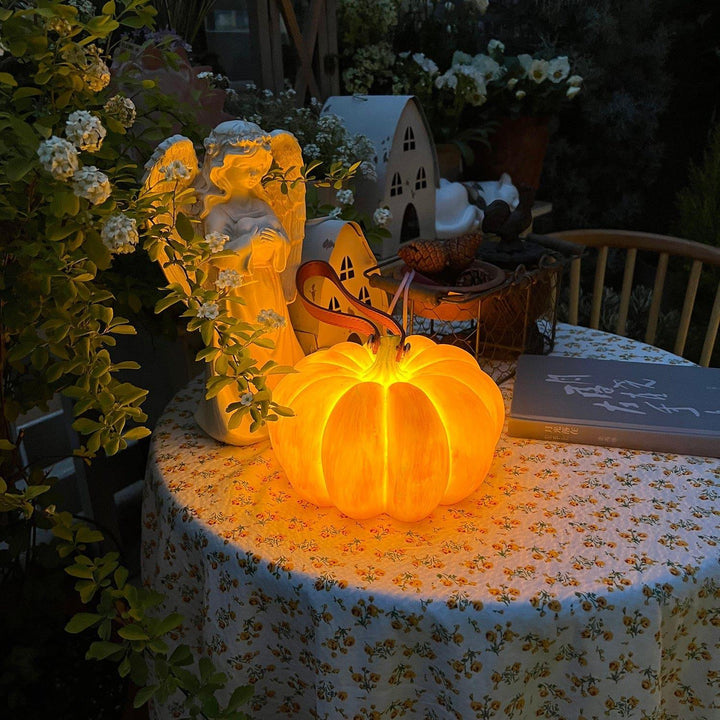 Pumpkin Portable Table Lamp - Cute & Cool Bedroom Lamp by Vinlighting | Vinlighting | Vinlighting