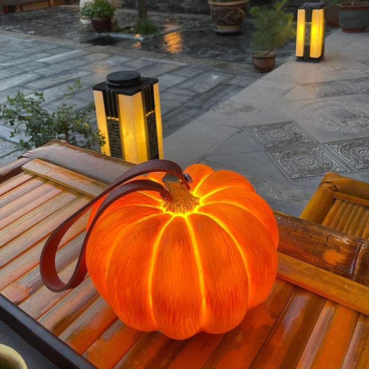 Pumpkin Portable Table Lamp - Cute & Cool Bedroom Lamp by Vinlighting | Vinlighting | Vinlighting