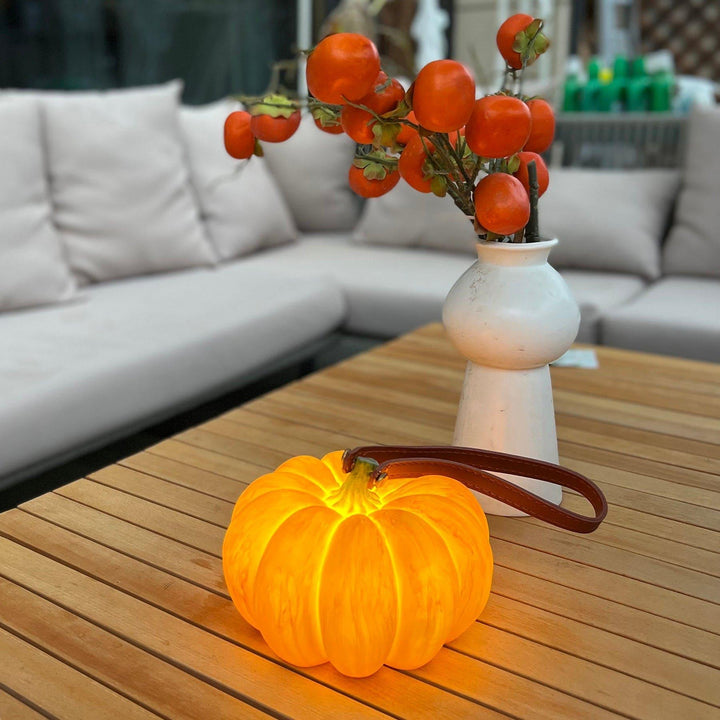 Pumpkin Portable Table Lamp - Cute & Cool Bedroom Lamp by Vinlighting | Vinlighting | Vinlighting