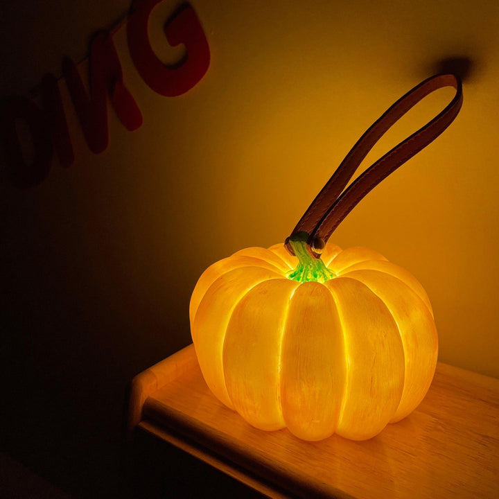 Pumpkin Portable Table Lamp - Cute & Cool Bedroom Lamp by Vinlighting | Vinlighting | Vinlighting