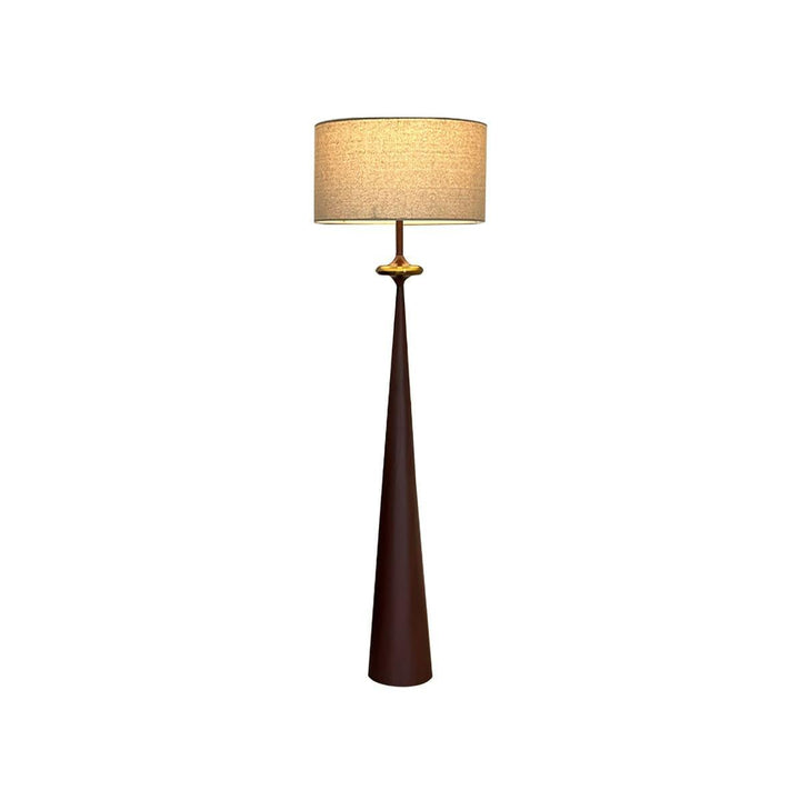 Putney Floor Lamp - Stacked Circle Design with Vintage Aluminum Finish | Vinlighting | Vinlighting
