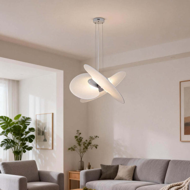 Qelvani Pendant Lamp – Nordic Minimalist Fabric Chandelier