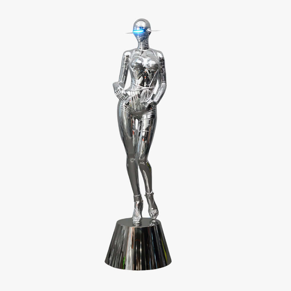 Qelvix Goddess Floor Lamp - Resin Sculpture Decorative Lighting