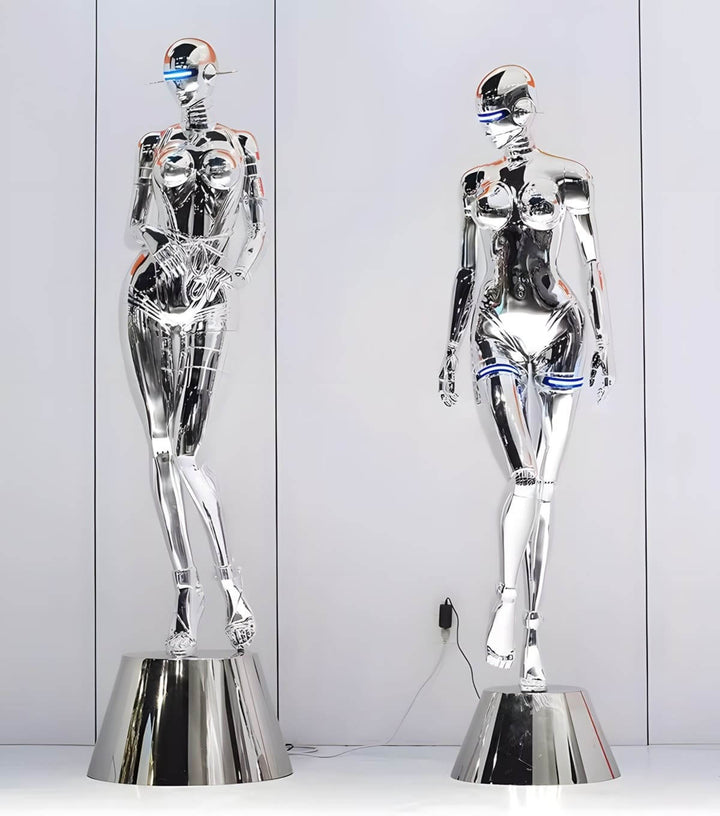 Qelvix Goddess Floor Lamp - Resin Sculpture Decorative Lighting