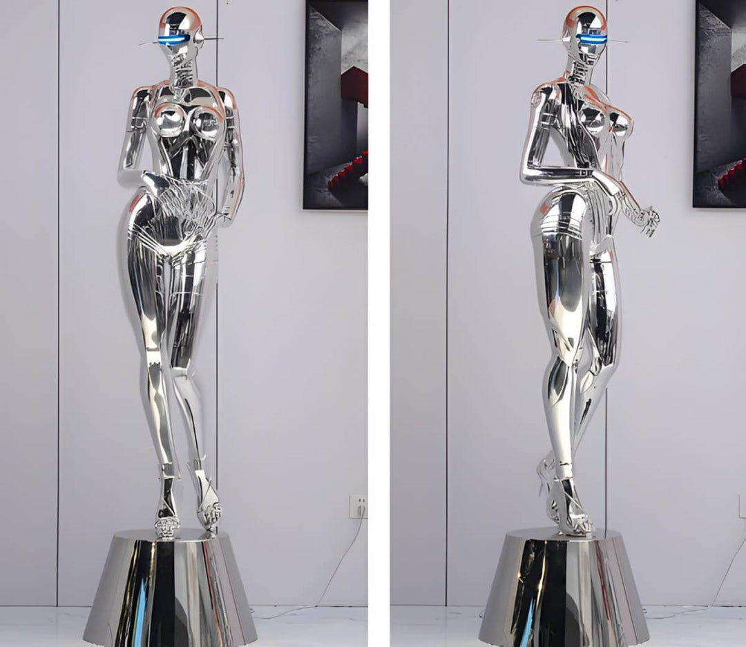 Qelvix Goddess Floor Lamp - Resin Sculpture Decorative Lighting