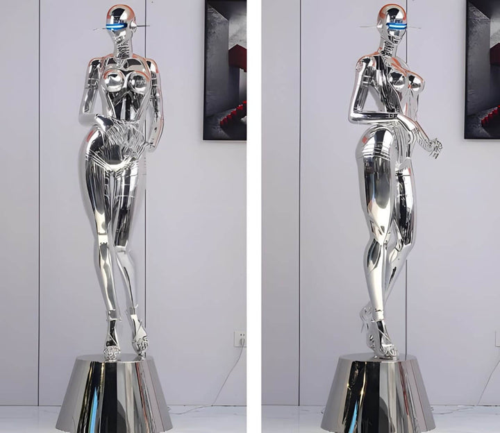 Qelvix Goddess Floor Lamp - Resin Sculpture Decorative Lighting