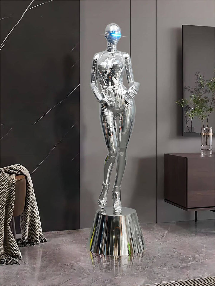 Qelvix Goddess Floor Lamp - Resin Sculpture Decorative Lighting