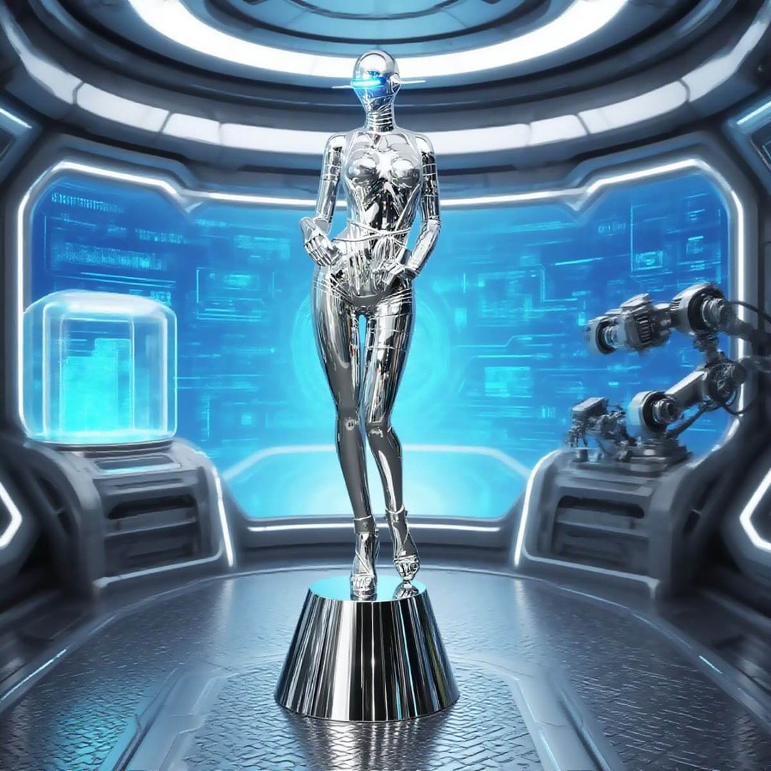 Qelvix Goddess Floor Lamp - Resin Sculpture Decorative Lighting