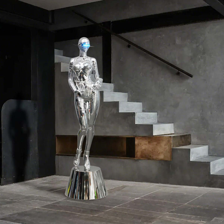 Qelvix Goddess Floor Lamp - Resin Sculpture Decorative Lighting