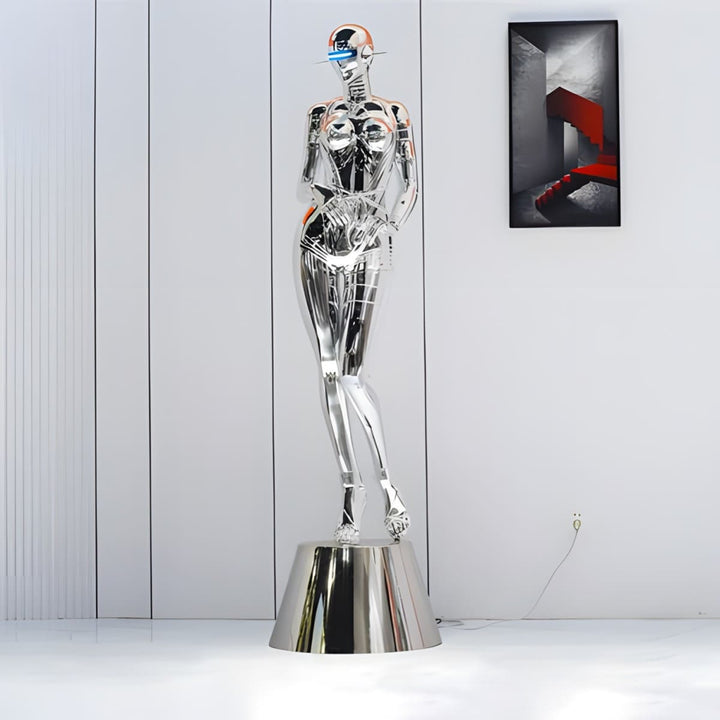 Qelvix Goddess Floor Lamp - Resin Sculpture Decorative Lighting