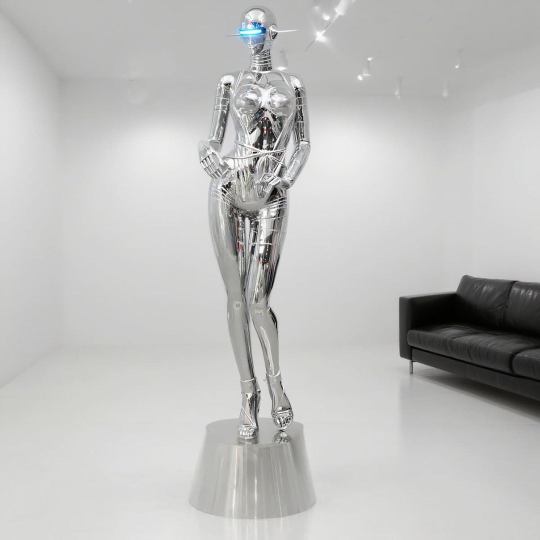 Qelvix Goddess Floor Lamp - Resin Sculpture Decorative Lighting