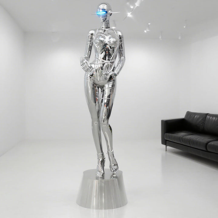 Qelvix Goddess Floor Lamp - Resin Sculpture Decorative Lighting