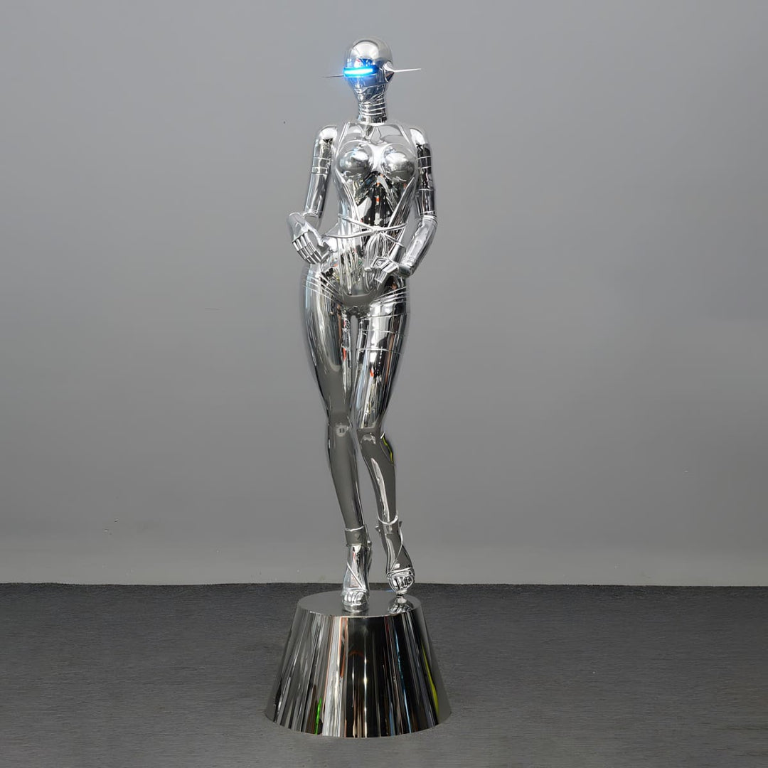 Qelvix Goddess Floor Lamp - Resin Sculpture Decorative Lighting