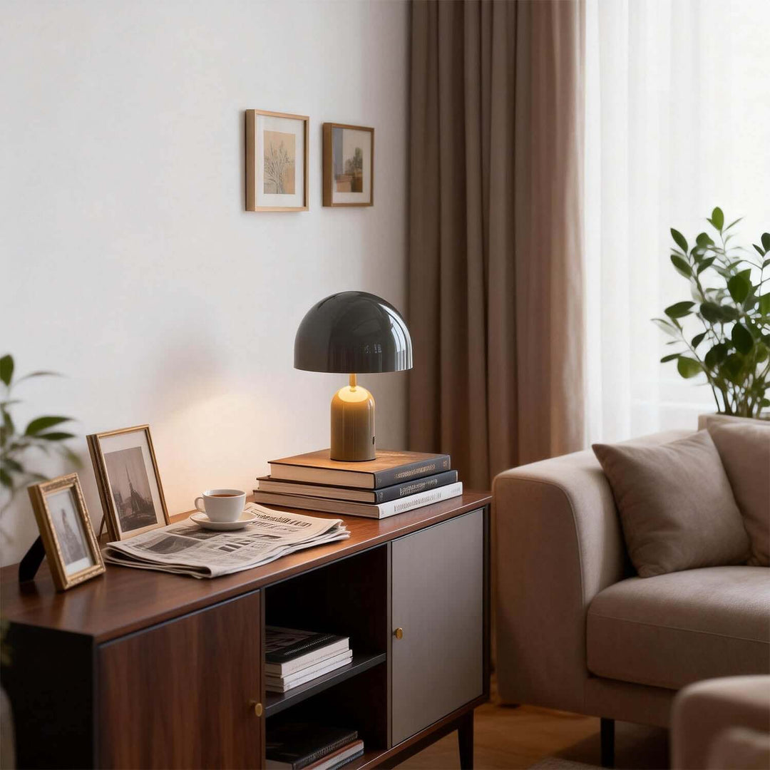 Qelvori Table Lamp – Modern Stylish Creative Mushroom Bedside Lamp