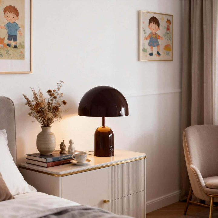 Qelvori Table Lamp – Modern Stylish Creative Mushroom Bedside Lamp