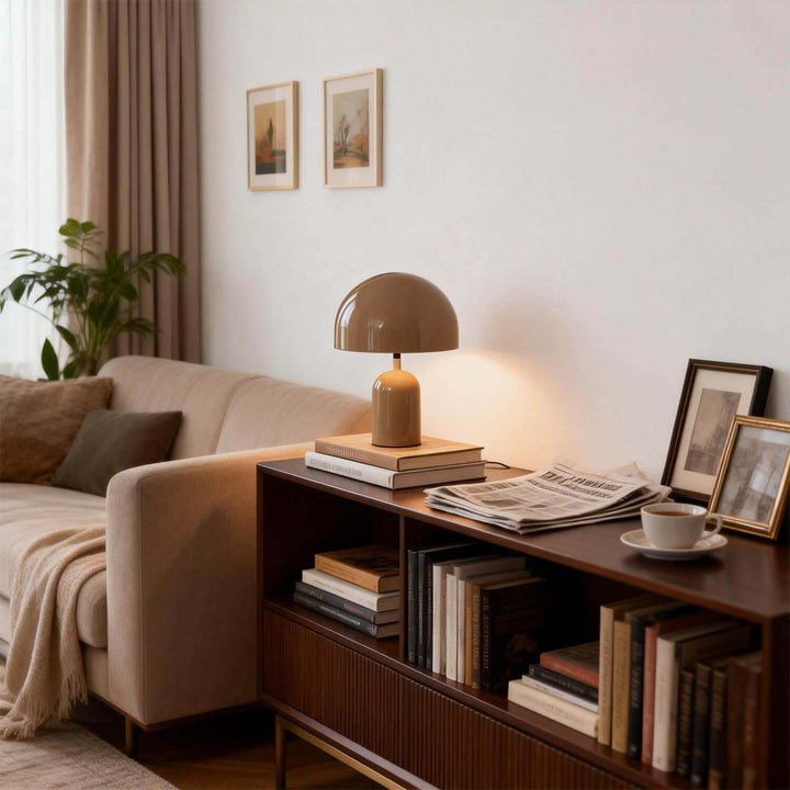 Qelvori Table Lamp – Modern Stylish Creative Mushroom Bedside Lamp