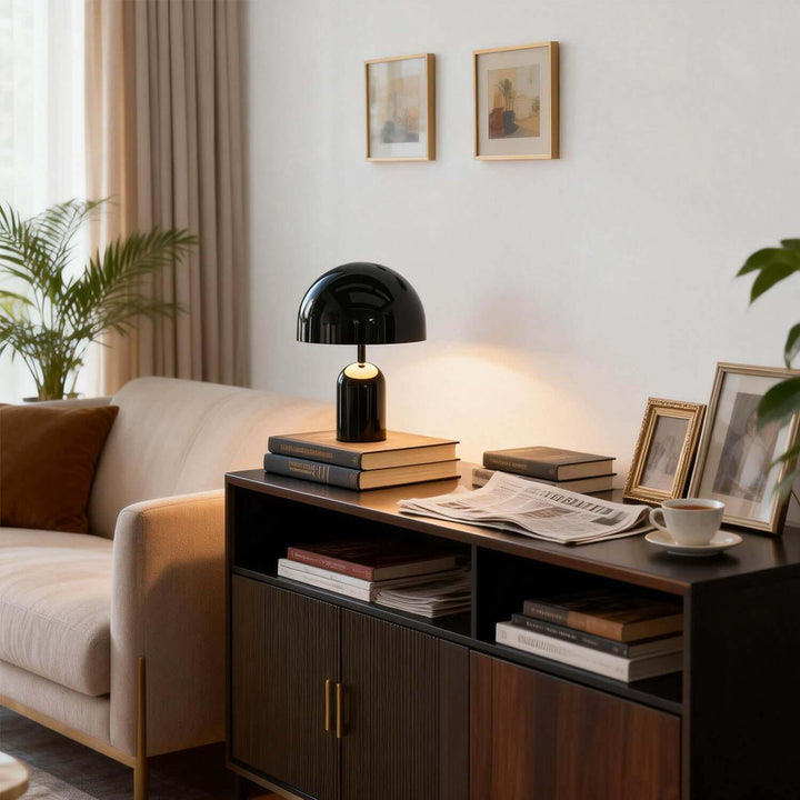 Qelvori Table Lamp – Modern Stylish Creative Mushroom Bedside Lamp