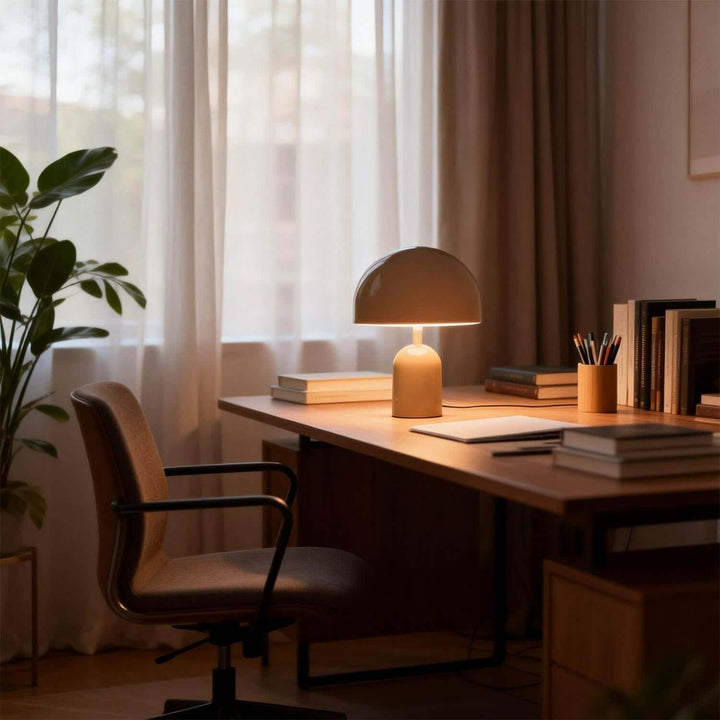 Qelvori Table Lamp – Modern Stylish Creative Mushroom Bedside Lamp