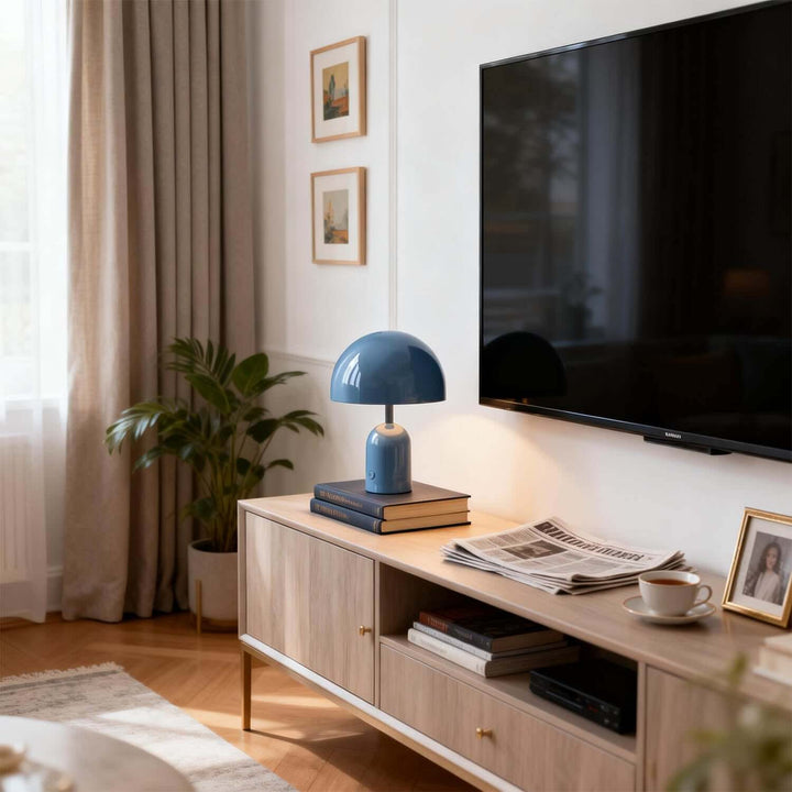 Qelvori Table Lamp – Modern Stylish Creative Mushroom Bedside Lamp