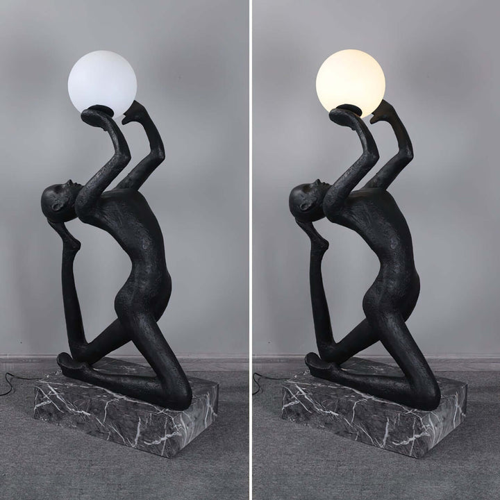 Qemira Sculpture Floor Lamp – Creative Art Light Luxury Decor