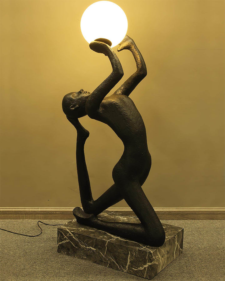 Qemira Sculpture Floor Lamp – Creative Art Light Luxury Decor