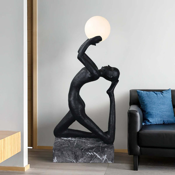 Qemira Sculpture Floor Lamp – Creative Art Light Luxury Decor