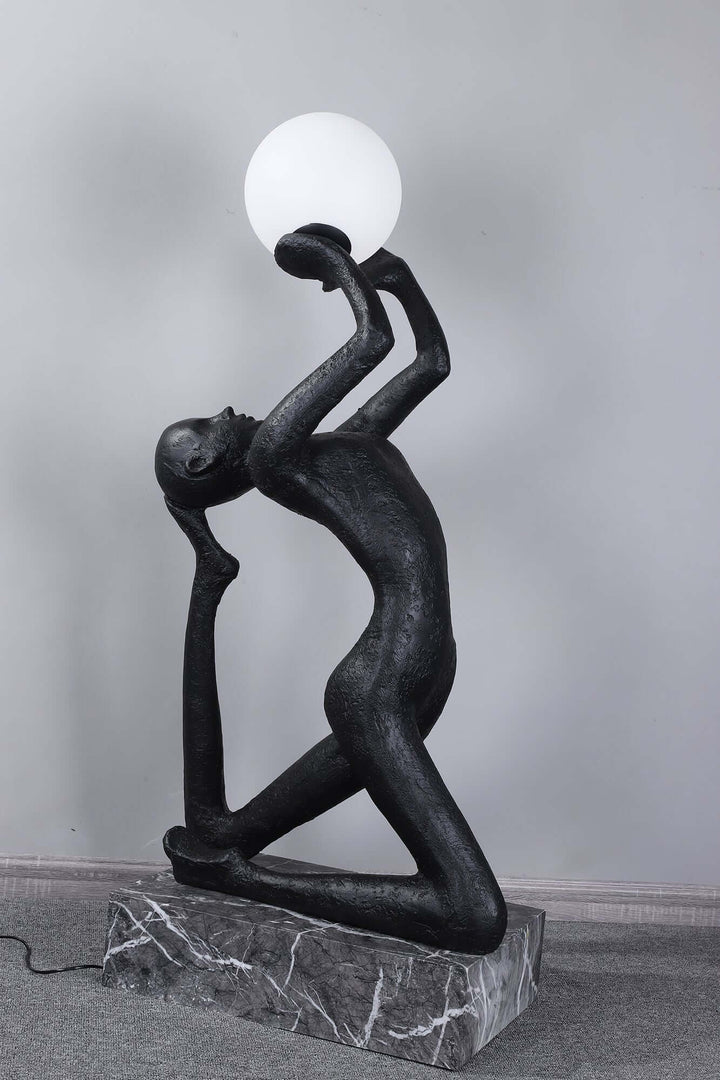 Qemira Sculpture Floor Lamp – Creative Art Light Luxury Decor