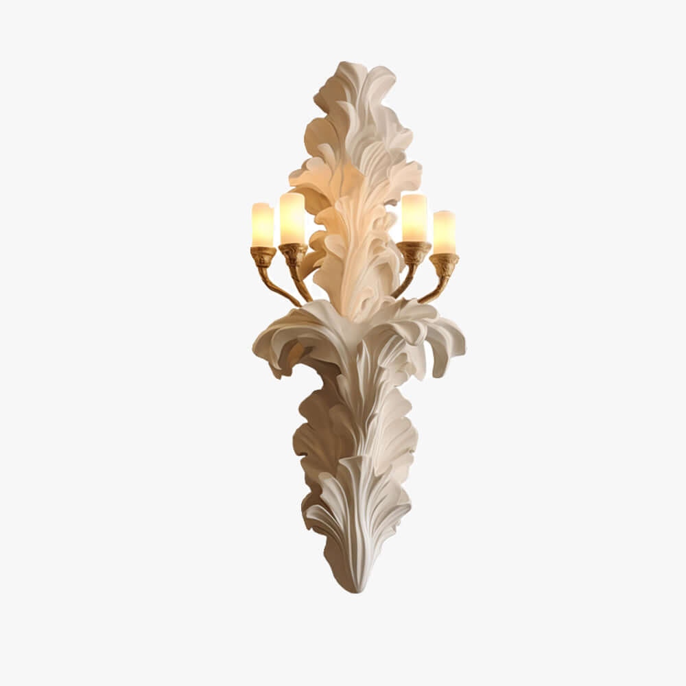 Qenavo Wall Light – French Vintage Resin Relief Art Lamp