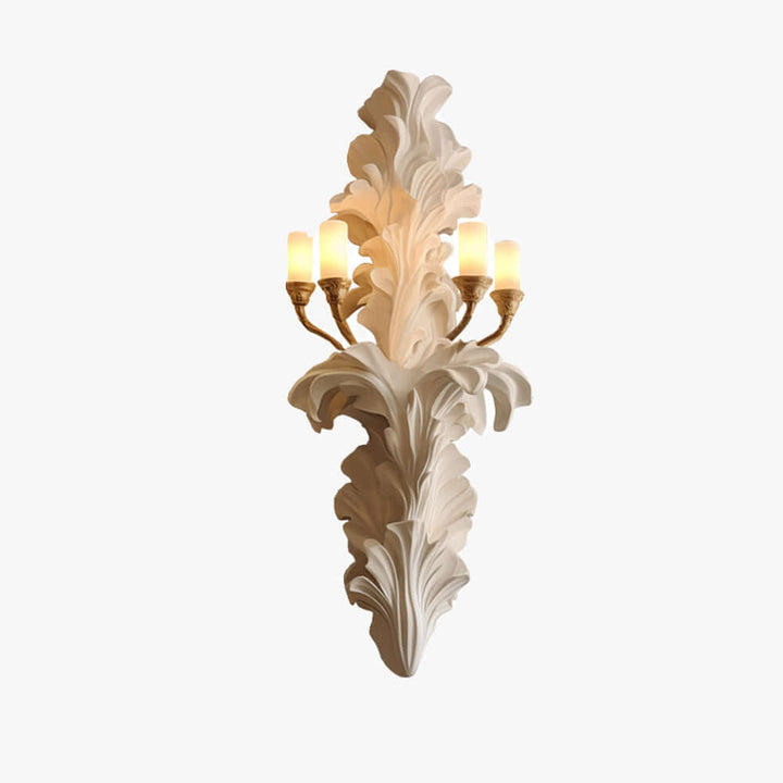 Qenavo Wall Light – French Vintage Resin Relief Art Lamp