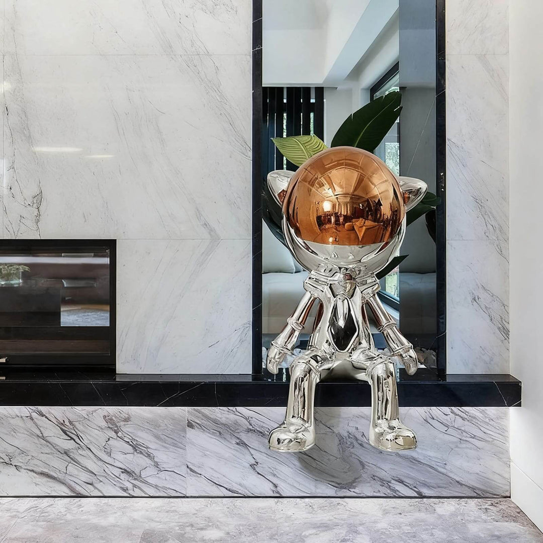 Qeniro Art Deco Sculpture – Futuristic Modern Art Decoration