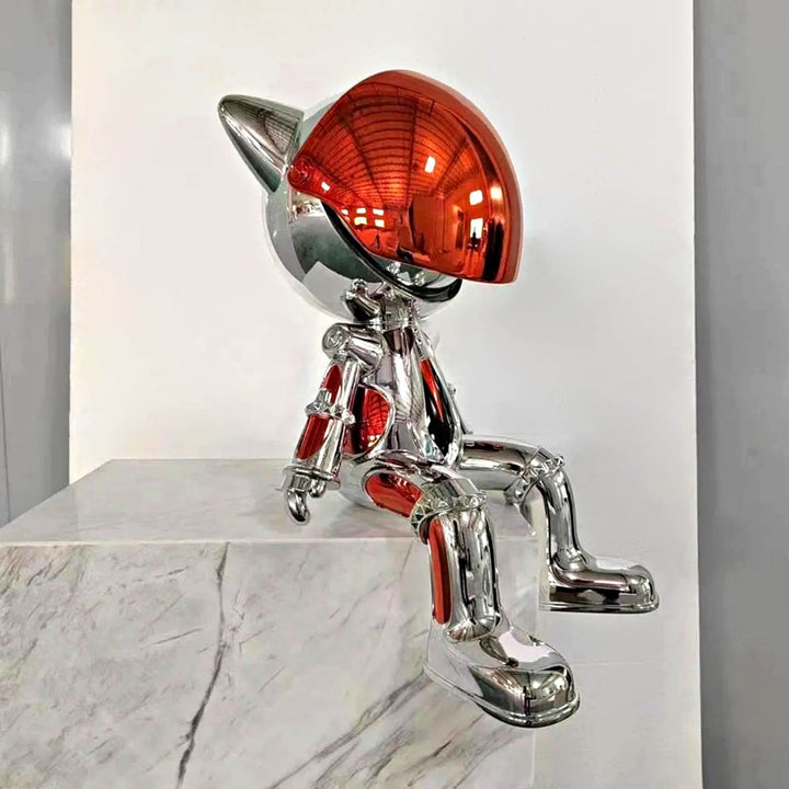 Qeniro Art Deco Sculpture – Futuristic Modern Art Decoration