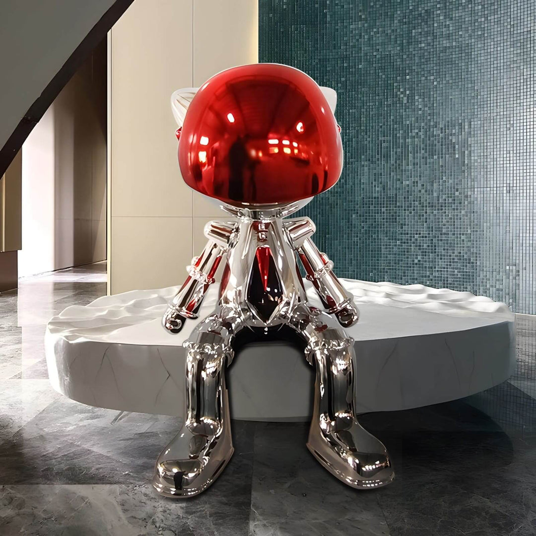 Qeniro Art Deco Sculpture – Futuristic Modern Art Decoration