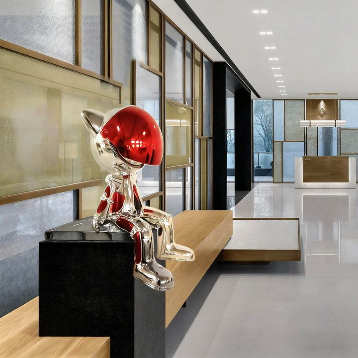 Qeniro Art Deco Sculpture – Futuristic Modern Art Decoration