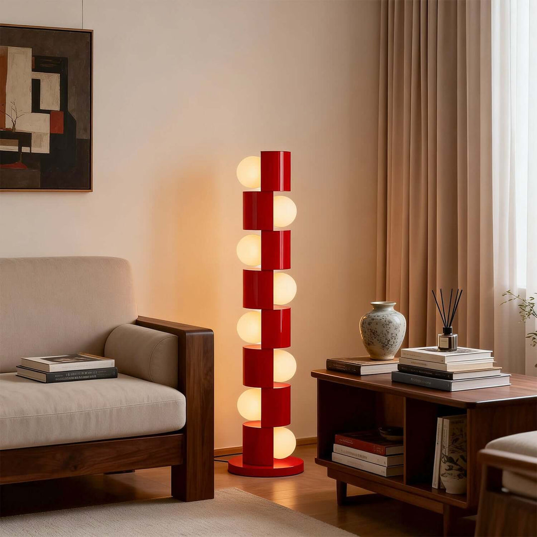 Qevin Floor Lamp – Retro Creative Artistic Floor Lamp