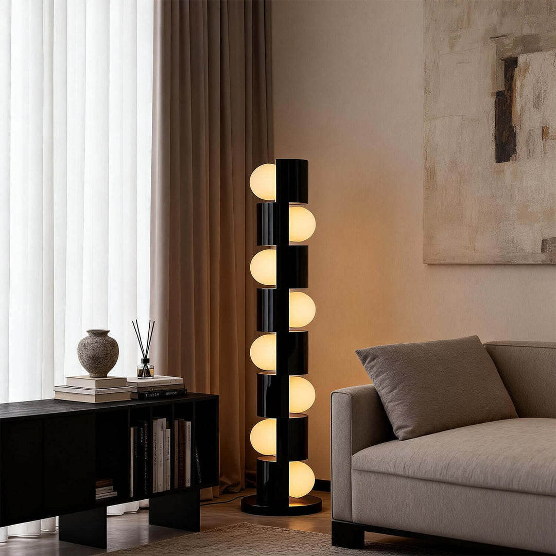 Qevin Floor Lamp – Retro Creative Artistic Floor Lamp