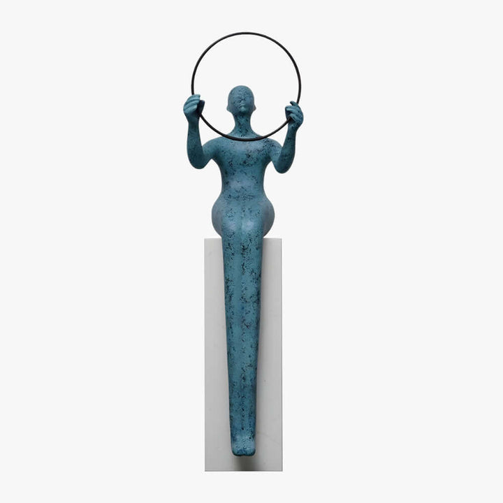 Qireva Decorative Sculpture – Living Room Art Sculpture