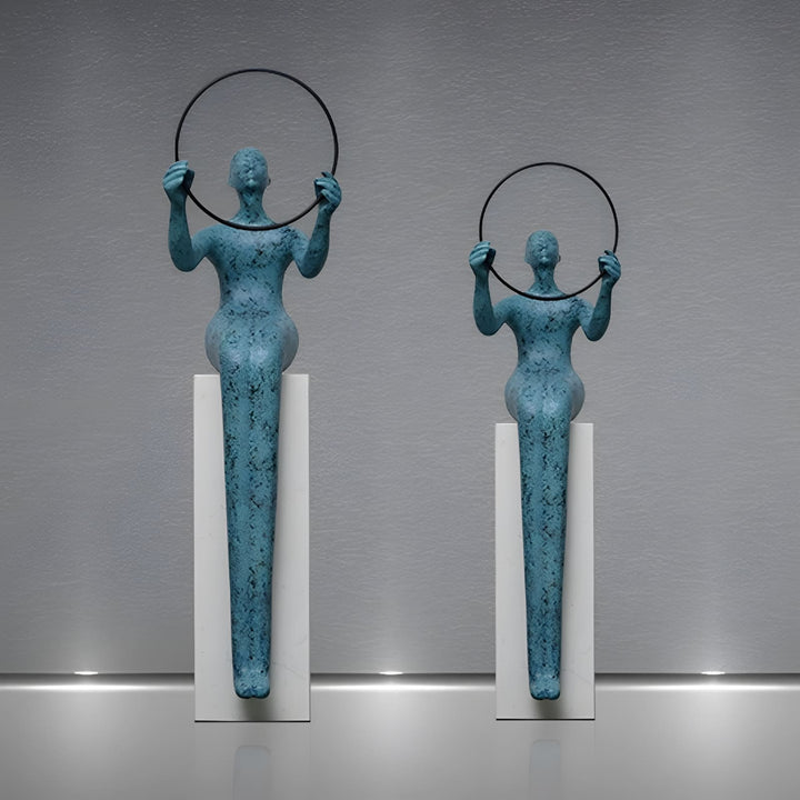 Qireva Decorative Sculpture – Living Room Art Sculpture