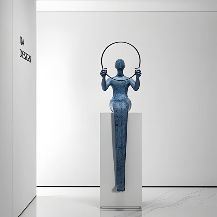 Qireva Decorative Sculpture – Living Room Art Sculpture