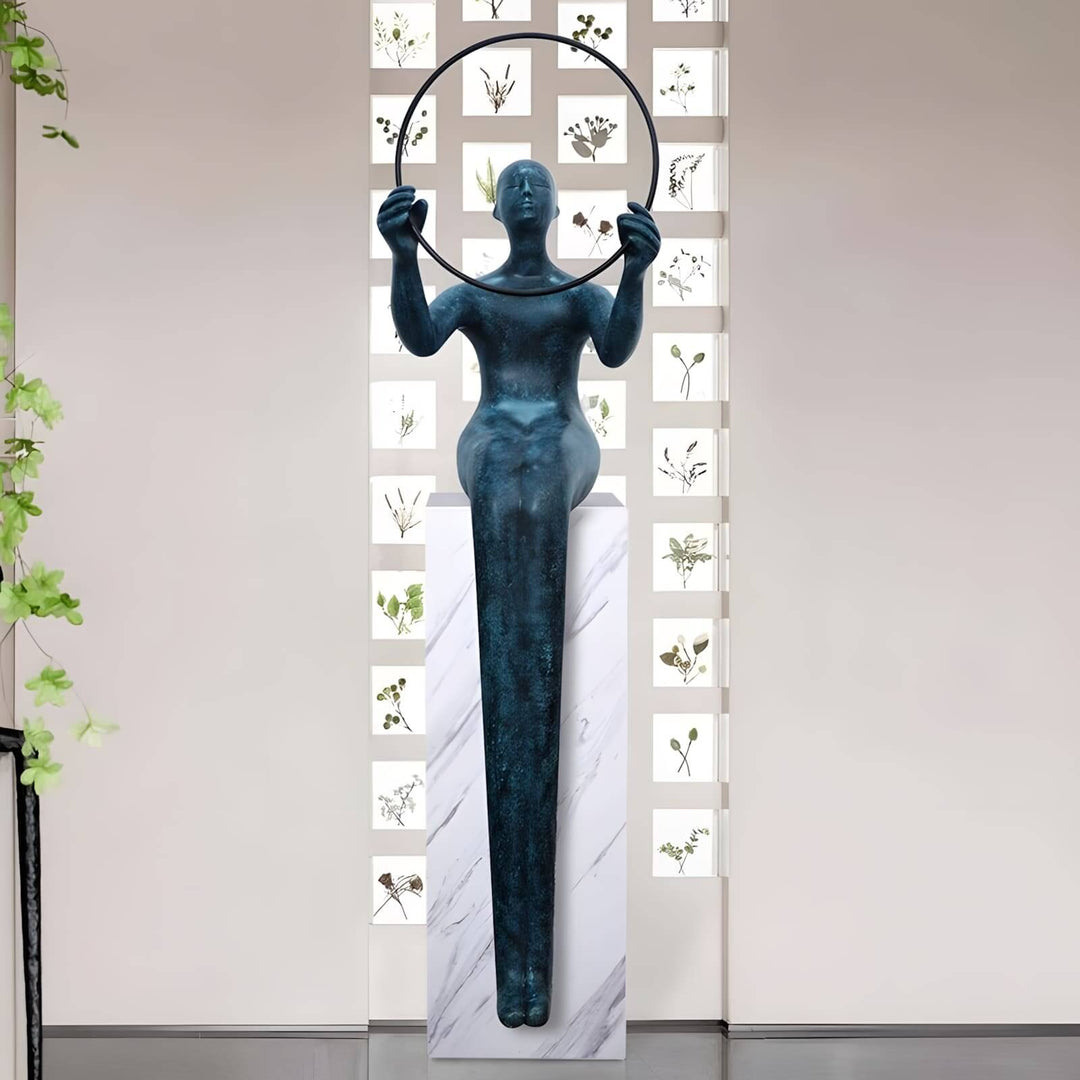 Qireva Decorative Sculpture – Living Room Art Sculpture