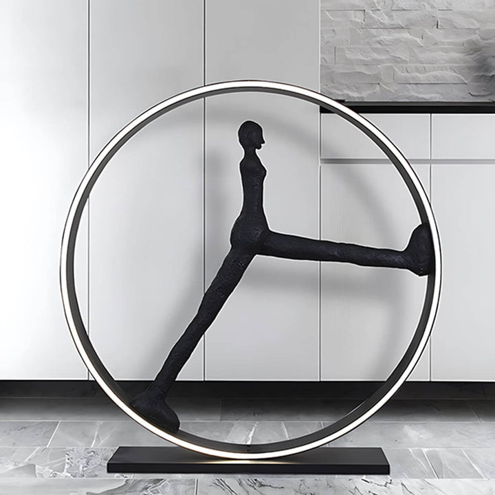 Quastra Resin Floor Lamp – Modern Resin Sculpture Design
