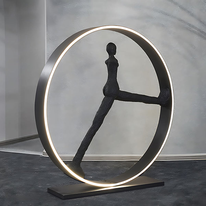 Quastra Resin Floor Lamp – Modern Resin Sculpture Design