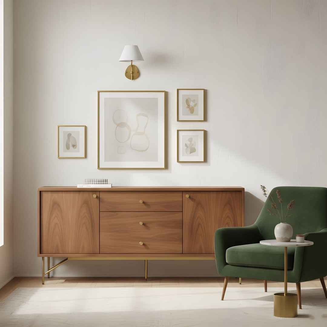 Quenira Wall Lamp – Modern American Minimalist Fabric