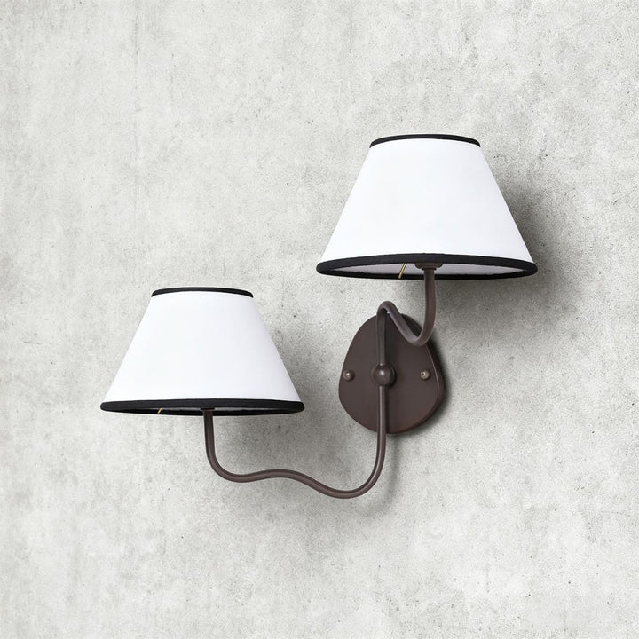 Quenira Wall Lamp – Modern American Minimalist Fabric