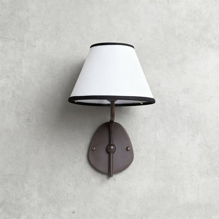 Quenira Wall Lamp – Modern American Minimalist Fabric