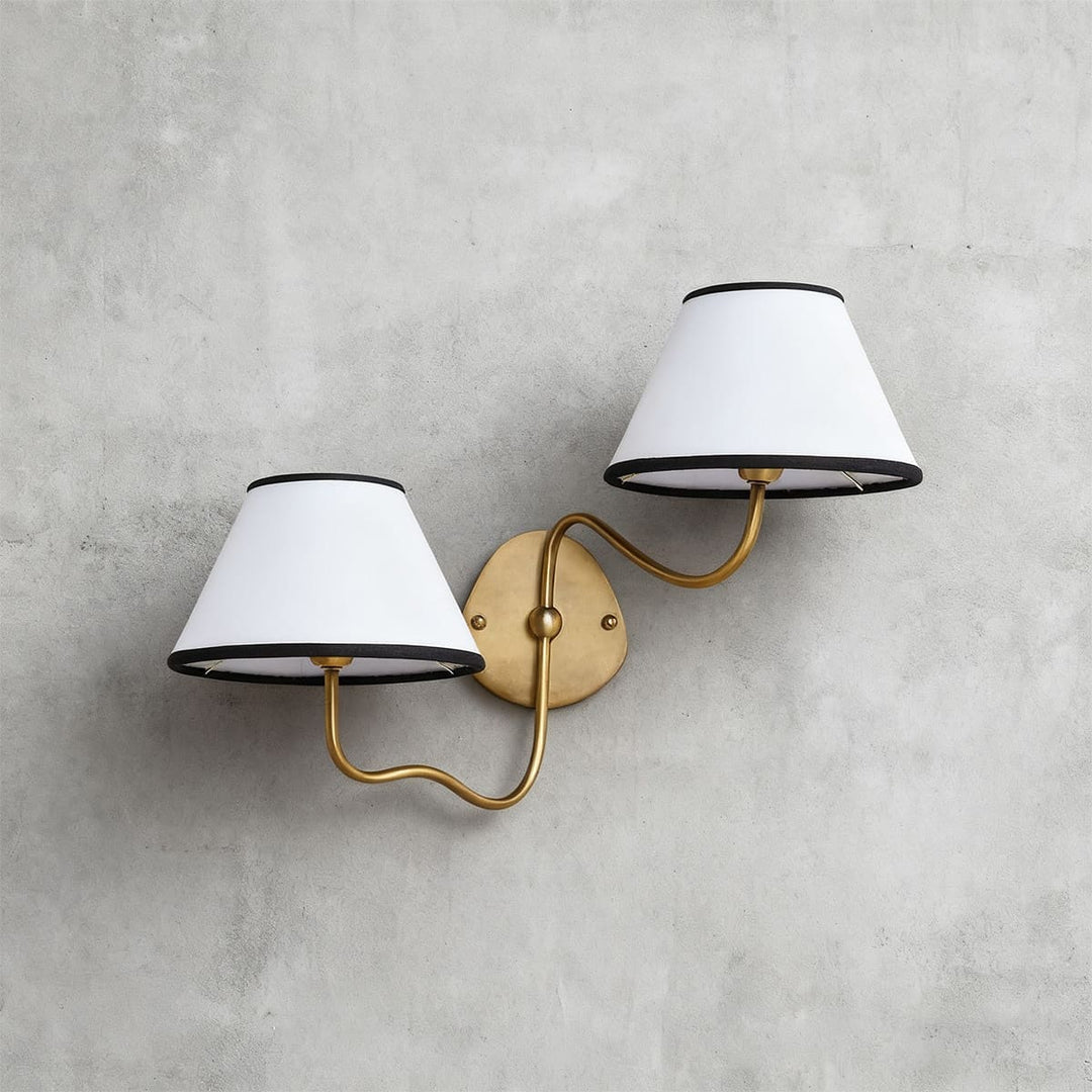 Quenira Wall Lamp – Modern American Minimalist Fabric