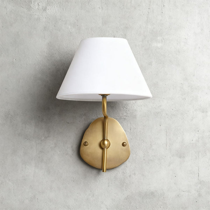 Quenira Wall Lamp – Modern American Minimalist Fabric