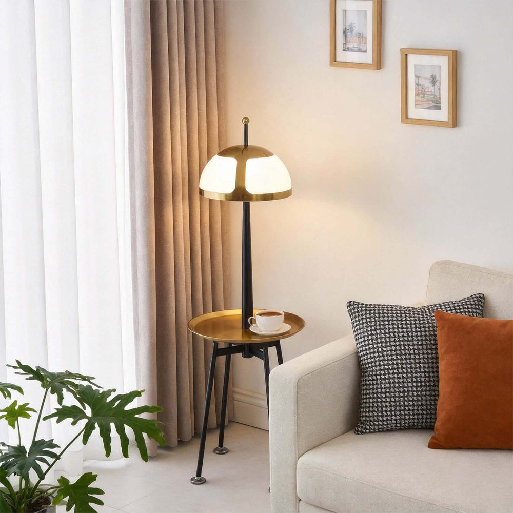 Qunaro Floor Lamp – Nordic Luxury Tray Floor Lamp